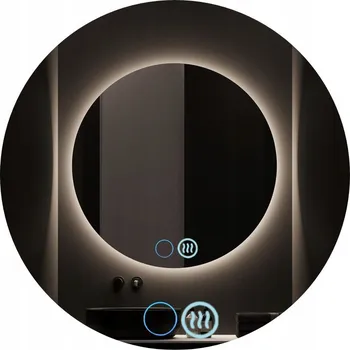 Zrcadlo Zrcadlo TePe nástěnné kulaté 800 x 800 mm