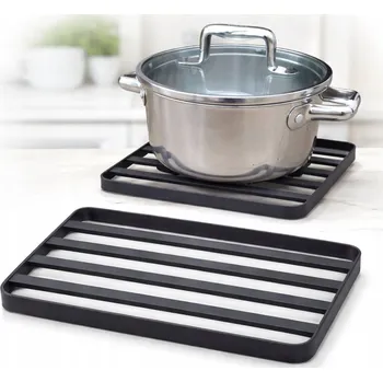 Podložka pod hrnec PODLOŽKA POD HRNEC KVĚTINÁČ ČERNÁ LOFT