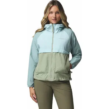 Columbia Spire Valley Windbreaker W 2116511348 - safari/marine light/crushed blue S