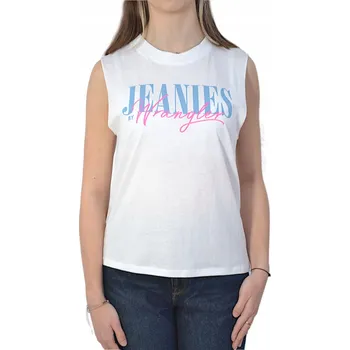 Dámské tričko Dámské TRIČKO bez rukávů WRANGLER WRANGLER SLEEVER TEE M