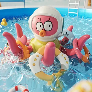 Hračka pro nejmenší Bavytoy Chobotnice s kroužky do vany