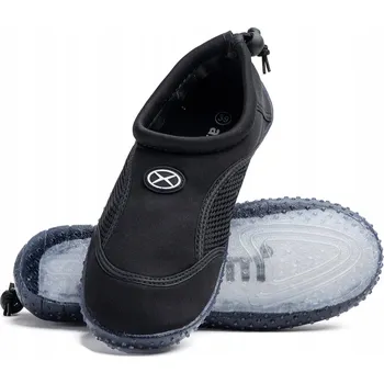 Pracovní obuv Boty do vody proti ježkům barefoot Axim černé velikost 31