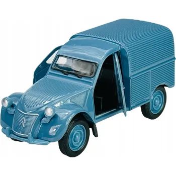 autíčko WELLY OLD TIMER CITROEN 2CV FOURGONNETTE MODRÝ 1:34 NOVÝ KOVOVÝ 43769