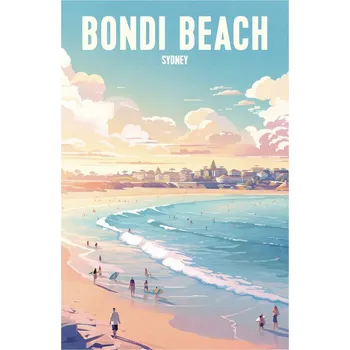 Plakát Plakát, Obraz - Bondi Beach, thomas chedeville