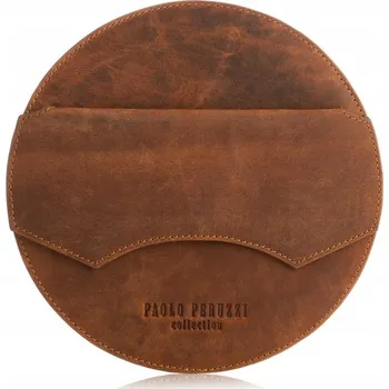 Kabelka Paolo Peruzzi kabelka přes rameno přírodní kůže oranžová