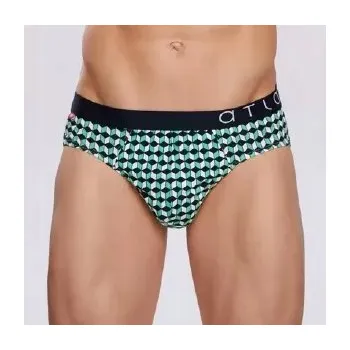 Slipy Pánské slipy Atlantic MP-1463 velikost M (38) zelené