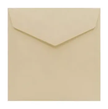 Obálka Poštovní obálka krémová 155x155mm