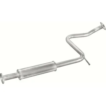 Střední díl výfuku Výfuk Polmostrów - střední tlumič - díl výfuku NISSAN 100NX 1.6 -16V, NISSAN Sunny 1.4, NISSAN Sunny 1.6 -16V (PR 15.129 [281-387])