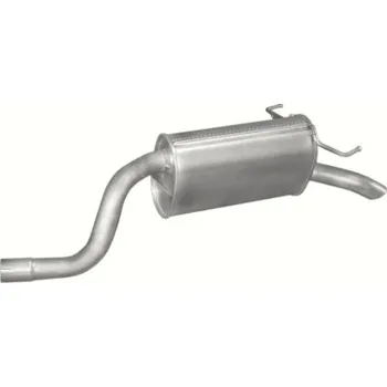 Výfukový systém Výfuk Polmostrów - zadní tlumič - díl výfuku FIAT Idea 1.9 MJTD Turbo Diesel, FIAT Punto II 1.9 JTD Turbo Diesel, LANCIA Musa 1.9 JTD Turbo Diesel (PR 07.515 [148-045])