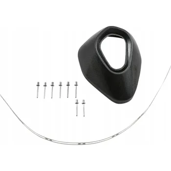 Výfuk pro motocykl Koncovka tlumiče výfuku Akrapovic Carbon Replacement End Cap, černá