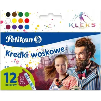 Pastelka Školní výbava Barevné PASTELKY Balení školních voskových pastelek 12 barev