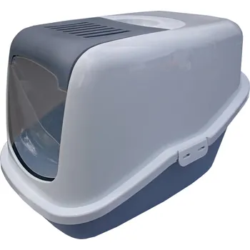 Toaleta pro kočky SAVIC Nestor bílo-šedá