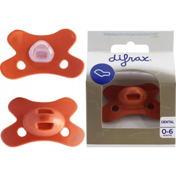 dudlíky Dudlík Difrax anatomický, ortodontický silikon 0+