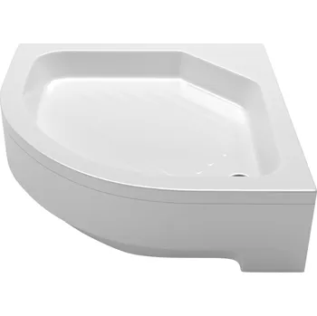 Sprchová vanička SPRCHOVÁ VANIČKA 90x90 PŮLKRUHOVÁ MINI S KRYTEM PROTI UKLOUZNUTÍ