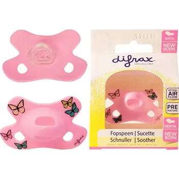 dudlíky Dudlík Difrax anatomický silikon 0+