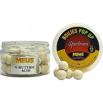Boilies Plovoucí boilies Meus Pop Up Spectrum 12mm - Kyselé Máslo