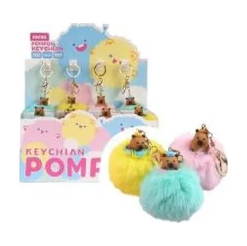 Set školních potřeb Brelok Kapibara z pomponem mix