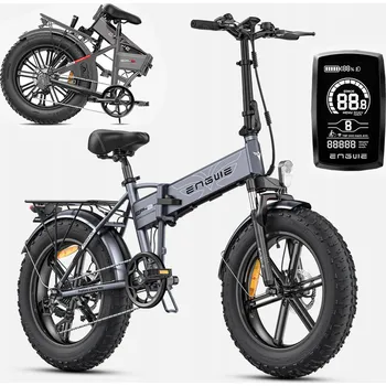 Elektrokolo Skládací elektrokolo EP-2-PRO 250W 48V 13Ah 20 palců Fat šedé MTB