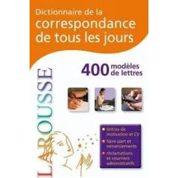 Slovník Dictionnaire de la correspondance de tout les... - praca zbiorowa