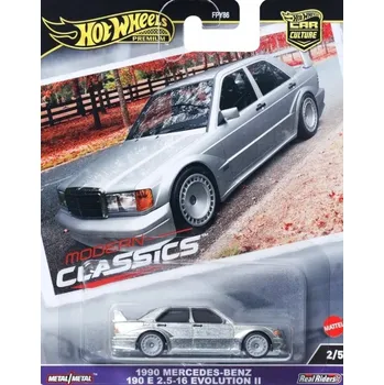 autíčko Model auta Hot Wheels 1990 Mercedes-Benz 190E, měřítko 1:64