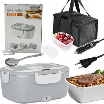 ELEKTRICKÝ LUNCH BOX OHŘÍVAČ JÍDEL 220/12/24V + TERMO TAŠKA
