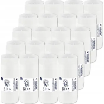 Svíčka Náplně do hřbitovních svíček parafínové Bolsius Rita 3D ~3 dny 20 kusů