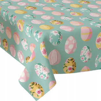 ubrus UBRUS NA STŮL Velikonoce 140x140 cm, NEŠPINIVÝ, MATNÝ, SILNÝ, SVÁTEČNÍ