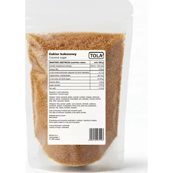 Cukr Cukr kokosový 1kg - přírodní, karamelová chuť, vysoký obsah TOLA