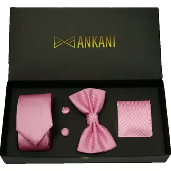 Kravata Ankani Motýlek 047MPKS růžový
