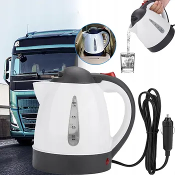 Rychlovarná konvice RYCHLOVARNÁ KONVICE DO AUTA, TURISTICKÁ, PRO KAMIONY TIR 12V 150W 1000ML