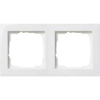 GIRA 2násobný rámeček E2, Stamdard 55 čistě bílá 0212 29 1 ks