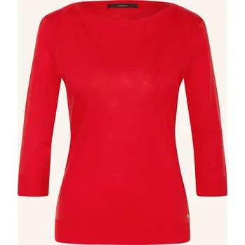 Dámské tričko Windsor. Dámské Pletené Tričko S 3/4 Rukávem, červená, 36