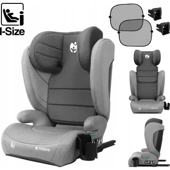 Autosedačka Autosedačka Tulano šedá ISOFIX I-SIZE 15-36 kg 100–150 cm