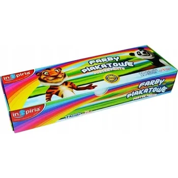 Výtvarná barva Schemat Inspira Plakátové barvy 12 barev x 20 ml