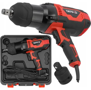 YATO ELEKTRICKÝ RÁZOVÝ UTAHOVÁK 3/4" 1200W/2000NM + ADAPTÉR KUFŘÍK YT-82025