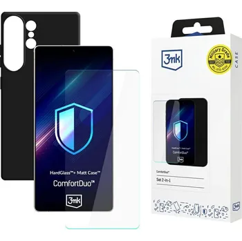 3mk sada ComfortDuo ochranné sklo + matné pouzdro pro Samsung Galaxy S26 Ultračerná