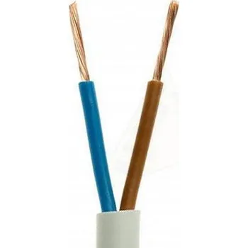elektrický kabel Kabel elektrický drát OMYp 2x0,75mm plochý, 1 metr
