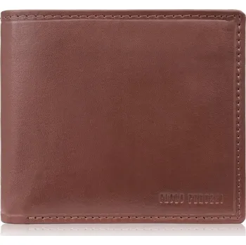 Peněženka Muž peněženka Paolo Peruzzi z pravé kůže hnědá