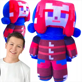 plyšák PLYŠOVÁ HRAČKA MINECRAFT LEGENDS ČERVENOVLASÝ HRDINA RANGER MĚKKÁ VELKÝ PLYŠOVÝ MAZLÍČEK PŘÍTULNÍČEK MEDVÍDEK