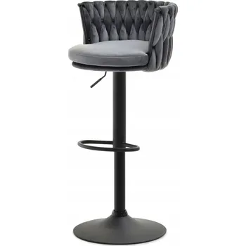 Jídelní židle Mebel-Partner grafit Barová Židle 103 cm látková