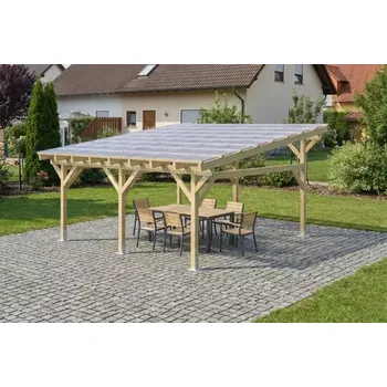Zahradní stavba Dřevěná pergola Classico volně stojící 500x500