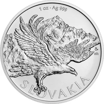 Stříbrná 1oz investiční mince Orel 2026 standard