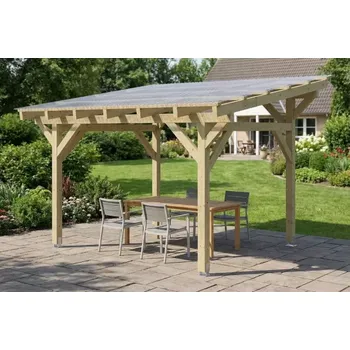 Zahradní stavba Dřevěná pergola Classico volně stojící 300x350