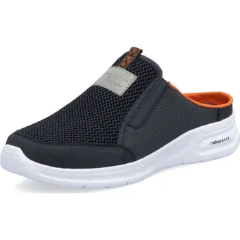 Pánské pantofle Pánské nazouváky RIEKER B7390-14 modrá S6 45