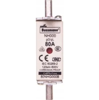 Odpojovač Eaton 500 V IP20 80 A 80NHG000B - 1 kus