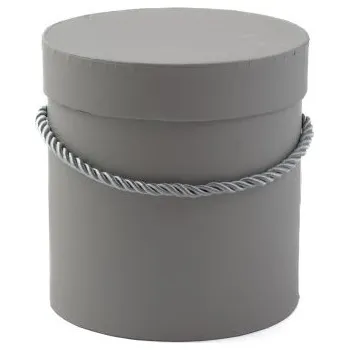 Úložný box Flower box 12,7 x 12,7 cm Šedá