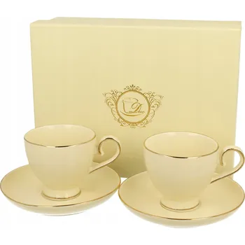 Šálek na espresso s podšálkem Duo VIKTORIA porcelán 120 ml 2 ks