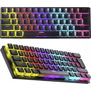 Klávesnice Drátová mechanická herní klávesnice XTRIKE ME s RGB podsvícením