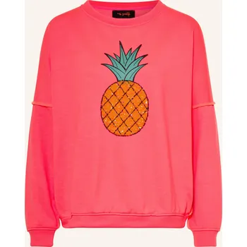 Dámská mikina Miss Goodlife Dámská Oversized Mikina S Flitry, neonově...