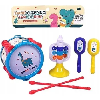 Hudební nástroj pro děti 454163 HUDEBNÍ NÁSTROJE S CHRASTÍTKY BIGTOYS